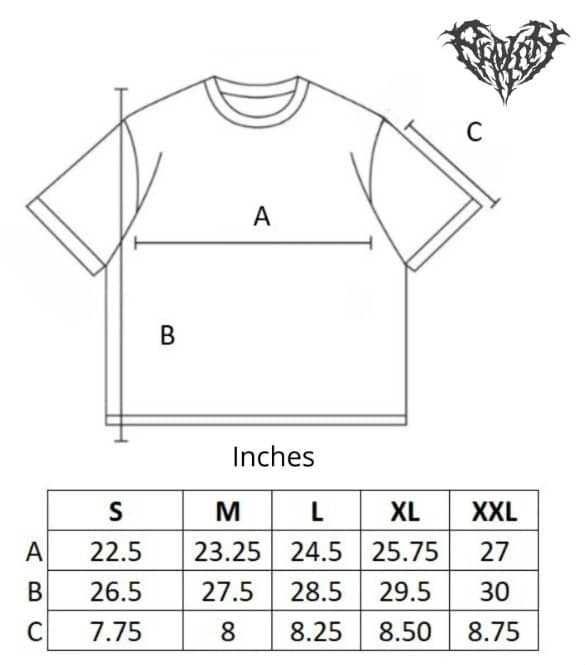 Spike crescent tee